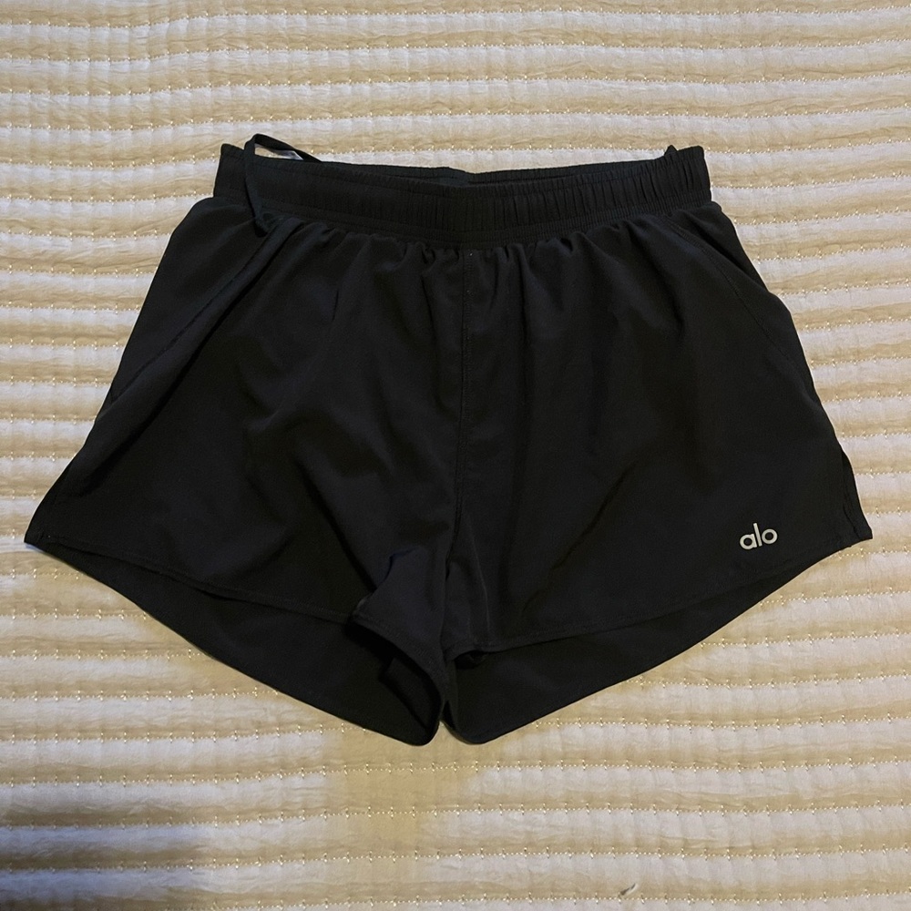 Alo Black Athletic Shorts